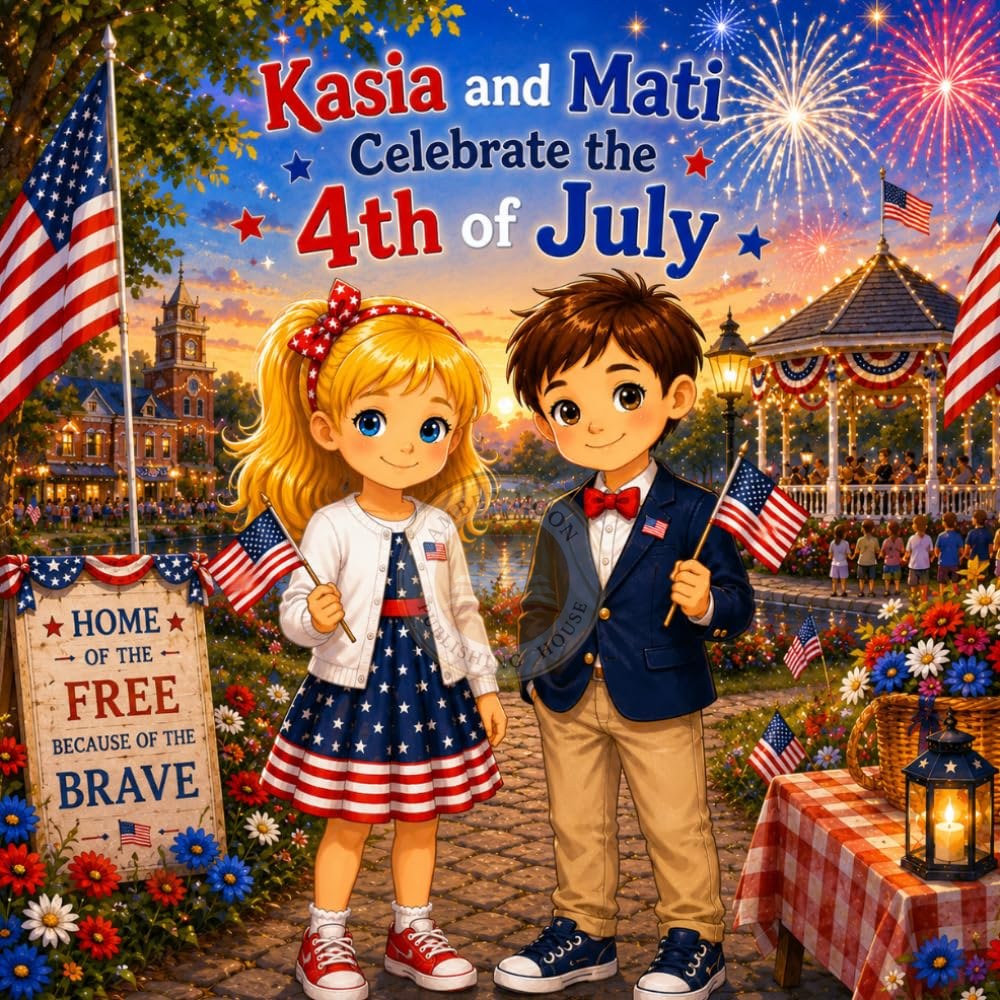 Kasia and Mati Celebrate the 4th of July book cover